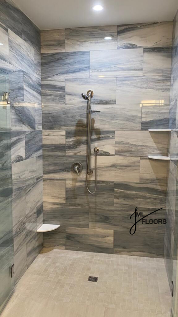 Large Format Tile Installation - Cape Cod