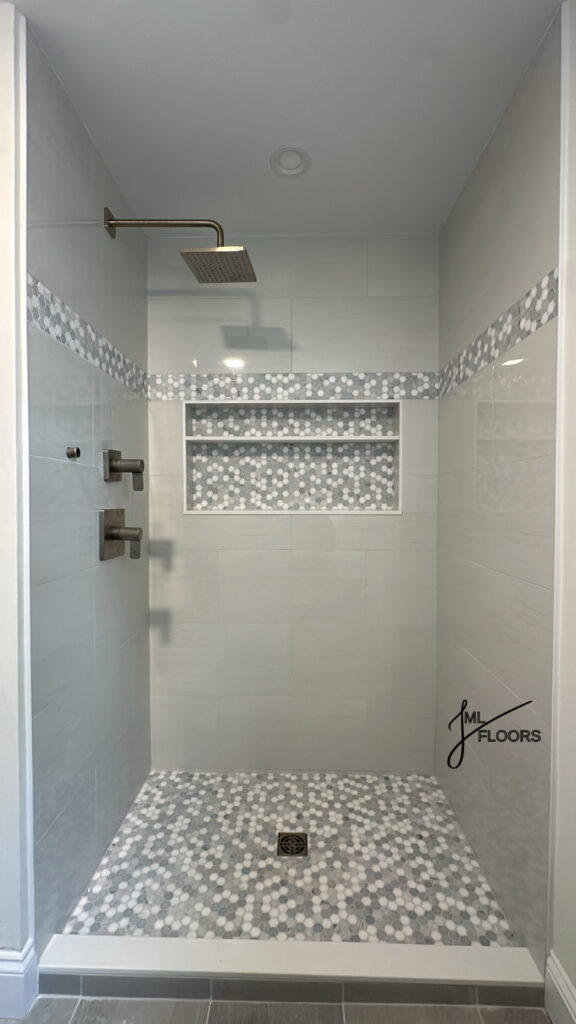 Mosaic Tile Shower - Cape Cod