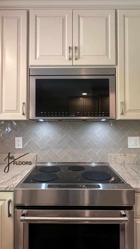 Herringbone Tile Installation - Cape Cod