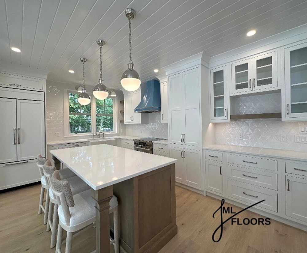Classic White Kitchen with Statement Range Hood